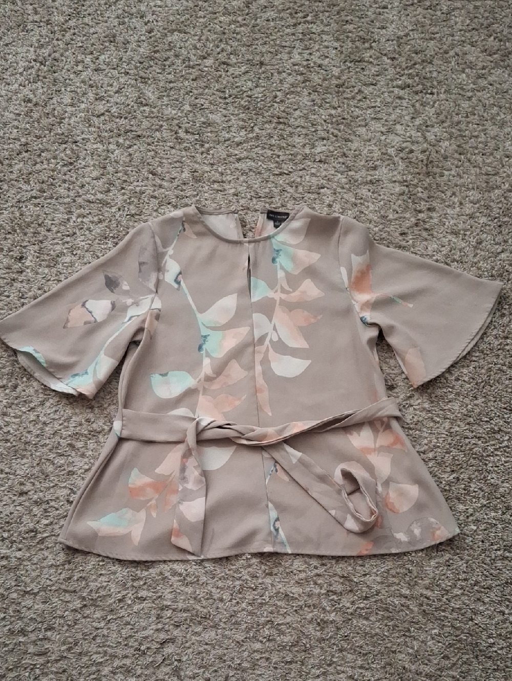 The Limited floral blouse- size S- EUC